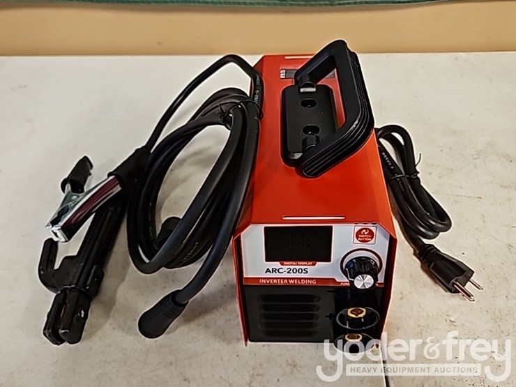 unused-yesright-arc-200s-intelligent-welding-machine,-100v-50/60hz,-inverter-welding-20a/20.8v-200a/28v,-4"-vice-image-2