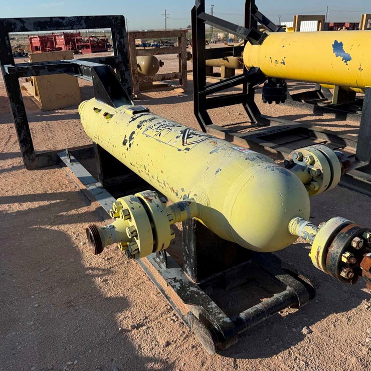 SKID MTD 18” X 8’6” 5000PSI VERTICAL SAND SEPARATOR
