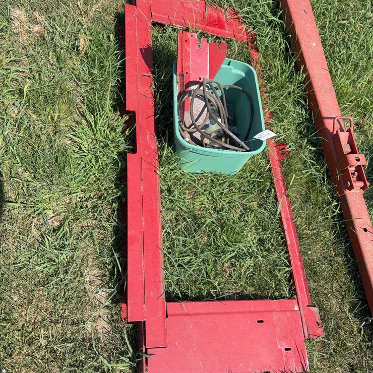 Case Adapter plate kit for 2388 combine, hydraulic hoses, chain, sprocket, small shields, Pto shaft ends, PTO hangers