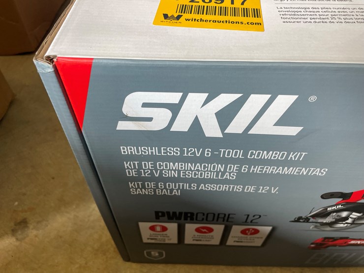 #75-•-#26917-•-unused-skil-12v-6-tool-combo-kit-image-2