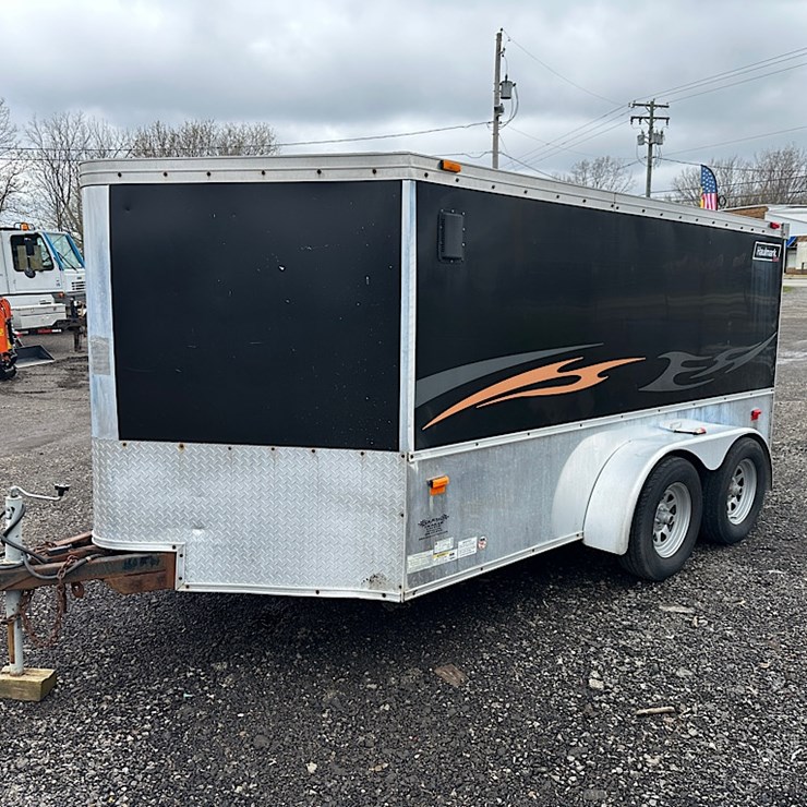 2008 HAULMARK 7X12 ENCLOSED TRAILER