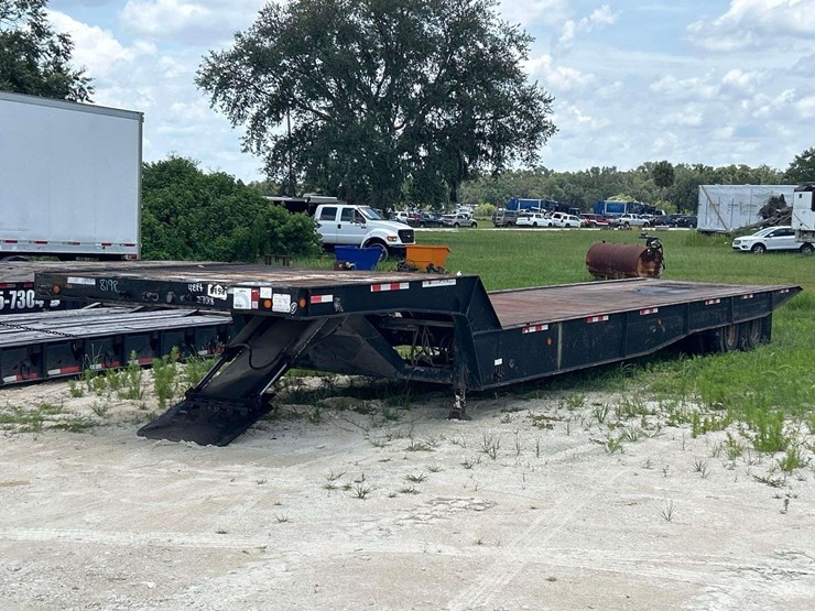 1987-landall-48ft-hydraulic-slide-axle-t/a-drop-deck-trailer-image-1