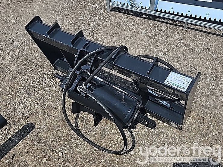 unused-jct-hydraulic-auger-drive,-bits,-qa-9",12",-18"-alloy-bits-to-suit-skidsteer-image-2