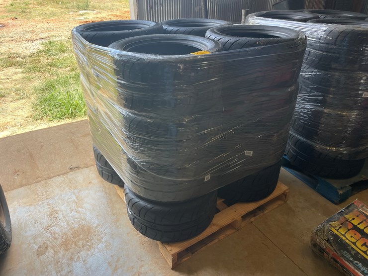 #55-•-#26933-•-unused-lot-of-(16)-250/50r15-tires-image-1
