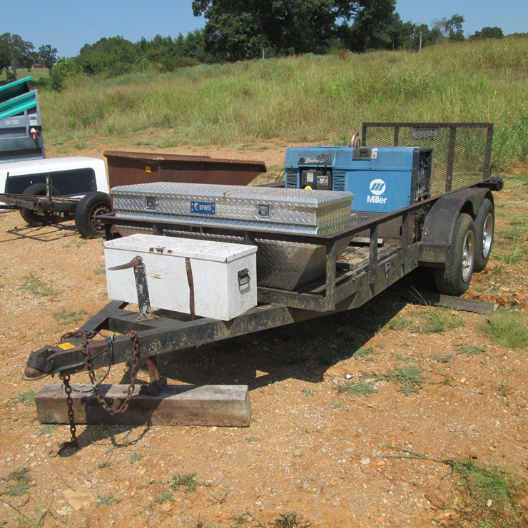 #26 • #26843 • 14’ T/A Steel Utility Trailer