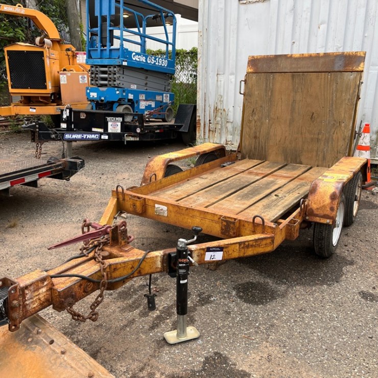 1990 Stow Tandem AxleEquipment Trailer