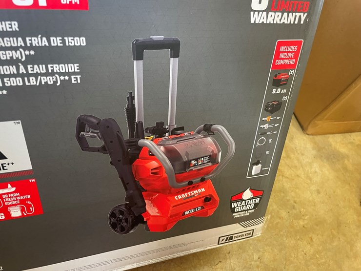 #49-•-#26929-•-unused-craftsman-1500psi-cold-water-pressure-washer-image-2