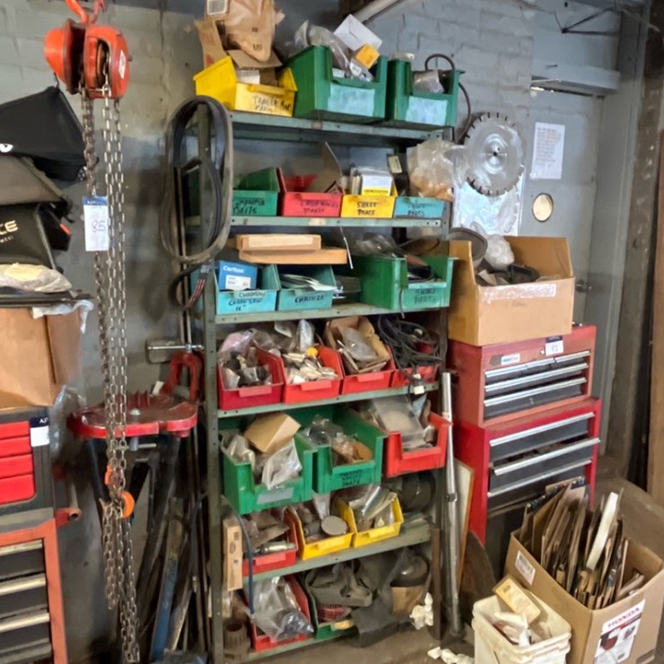 Group of Ass't Machine Parts