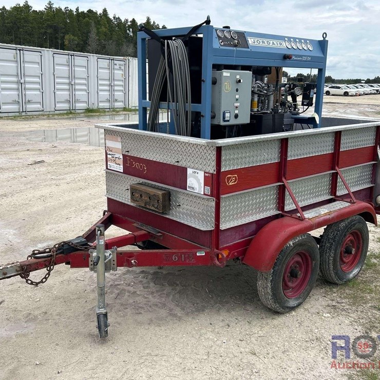 2008 Jordair Marines-320-DH Trailer Mounted Air Compressor