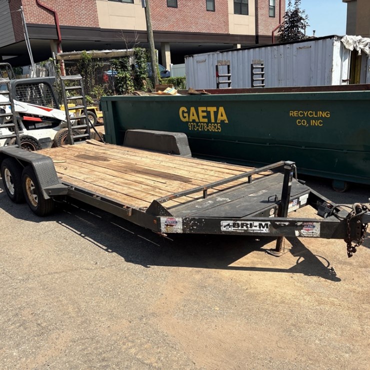 2017 BWISE 16' Tandem Axle Equipment Trailer