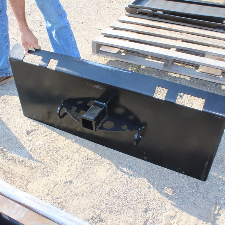 #4008 • Heavy Duty \uFFFd Moon gusseted Skid Steer Receiver Hitch