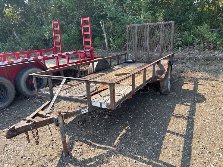 #22946-•-12ft-tag-trailer,-rear-gate,-single-axle-|-no-title-image-1