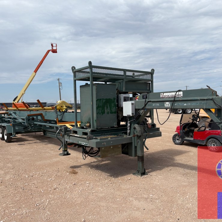 VEKTOR 40’ X 8’ T/A GOOSENECK HYDRAULIC PIPE HANDLER TRAILER