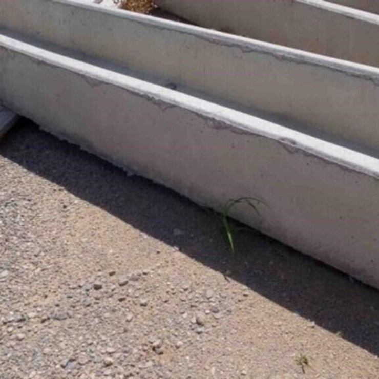 10' Concrete U Bunk