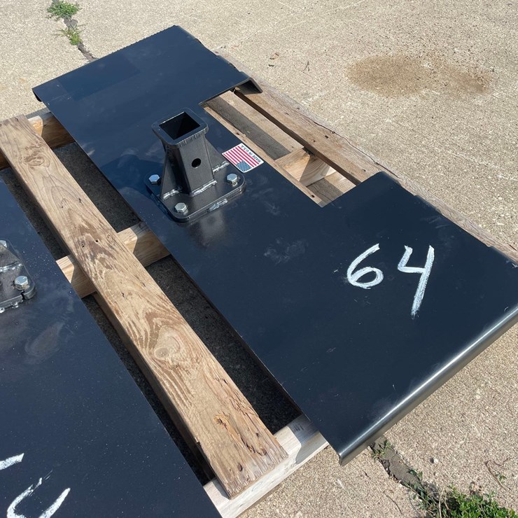 Skidloader Receiver Hitch Plate
