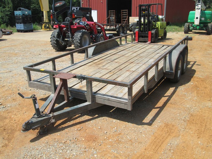 #27-•-#26850-•-2009-hugh-14'-t/a-steel-utility-trailer-4prus20259t000018-image-1