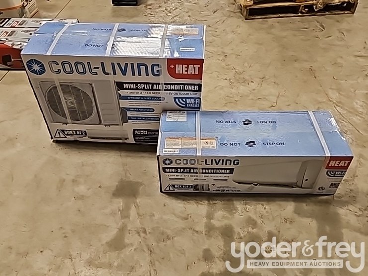 unused-cool-living-12,000-btu-mini-split-heat-&-cool-complete-diy-kit--115-volt-image-1