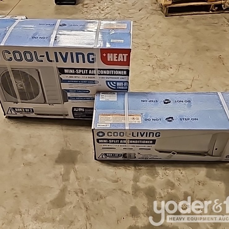 Unused Cool Living 12,000 Btu Mini Split Heat & Cool Complete Diy Kit -115 Volt