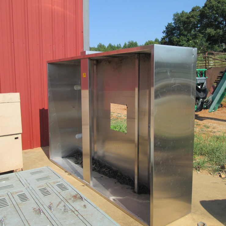 #89 • #26823 • 107"x24"x72" Stainless Steel Cabinet