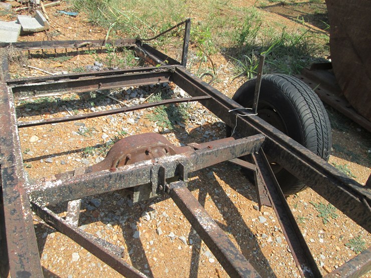 #34-•-#26841-•-homemade-90"-s/a-steel-trailer-frame-image-10