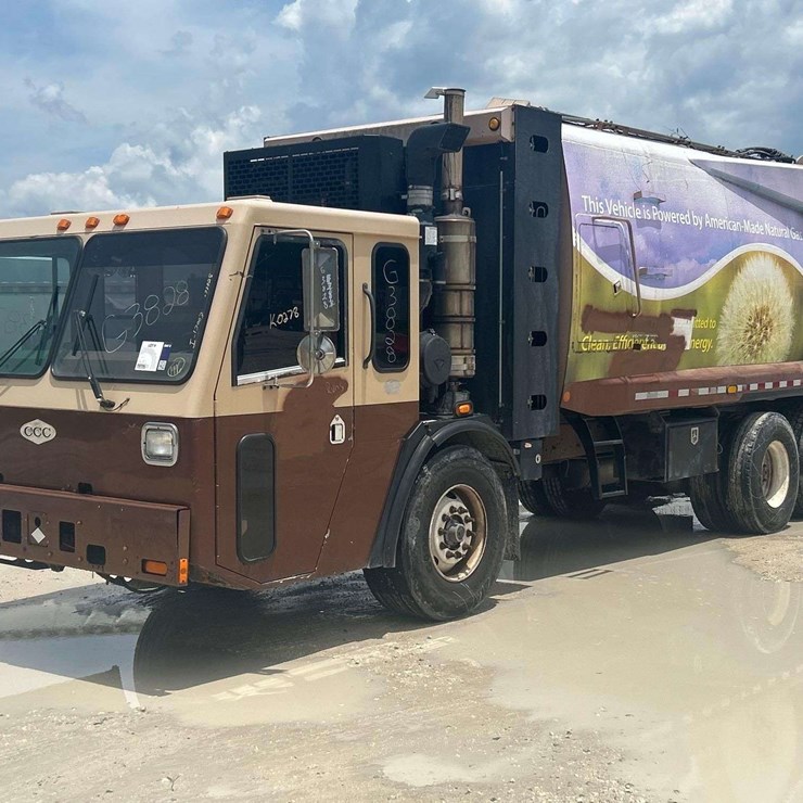 2012 Crane Carrier Low Entry T/A Rear Loader Garbage Truck