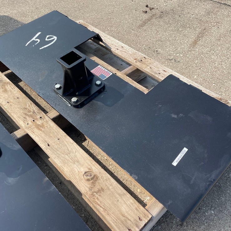 Skidloader Receiver Hitch Plate