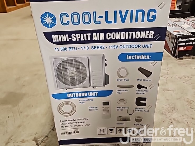 unused-cool-living-12,000-btu-mini-split-heat-&-cool-complete-diy-kit--115-volt-image-5