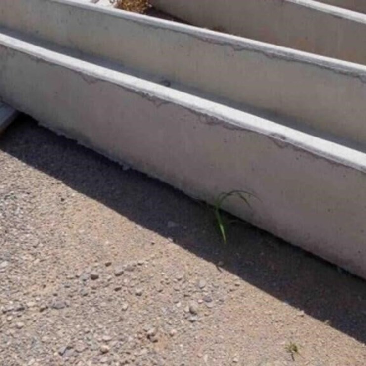 10' Concrete U Bunk