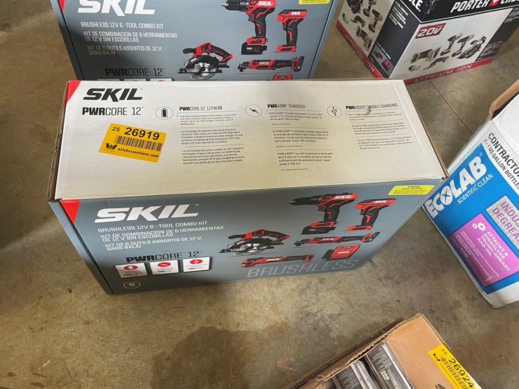 #77-•-#26919-•-unused-skil-12v-6-tool-combo-kit-image-1