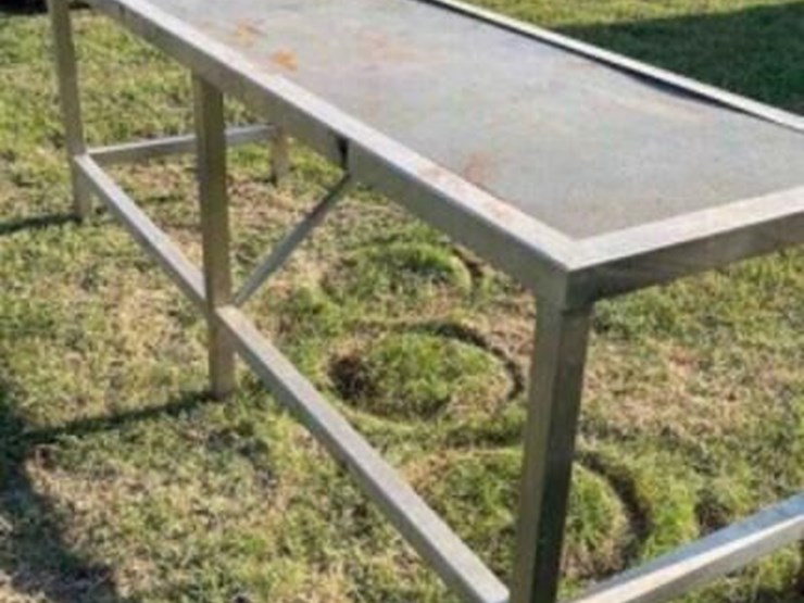 stainless-table,-30”-wide,-8ft-long,-34”-tall-image-1