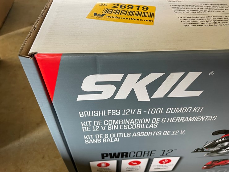 #77-•-#26919-•-unused-skil-12v-6-tool-combo-kit-image-3
