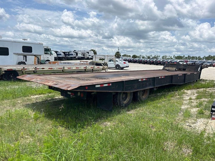 1987-landall-48ft-hydraulic-slide-axle-t/a-drop-deck-trailer-image-3