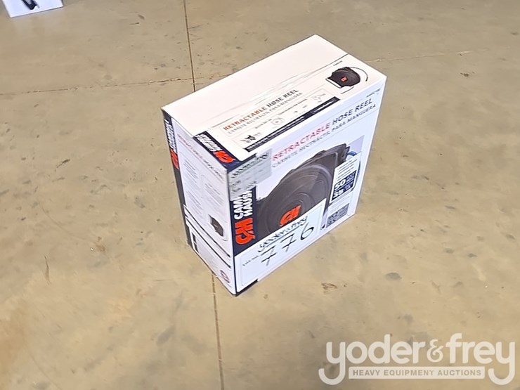 unused-campbell-hausfeld-auto-air-hose-reel-3/8"-x-50’-image-2