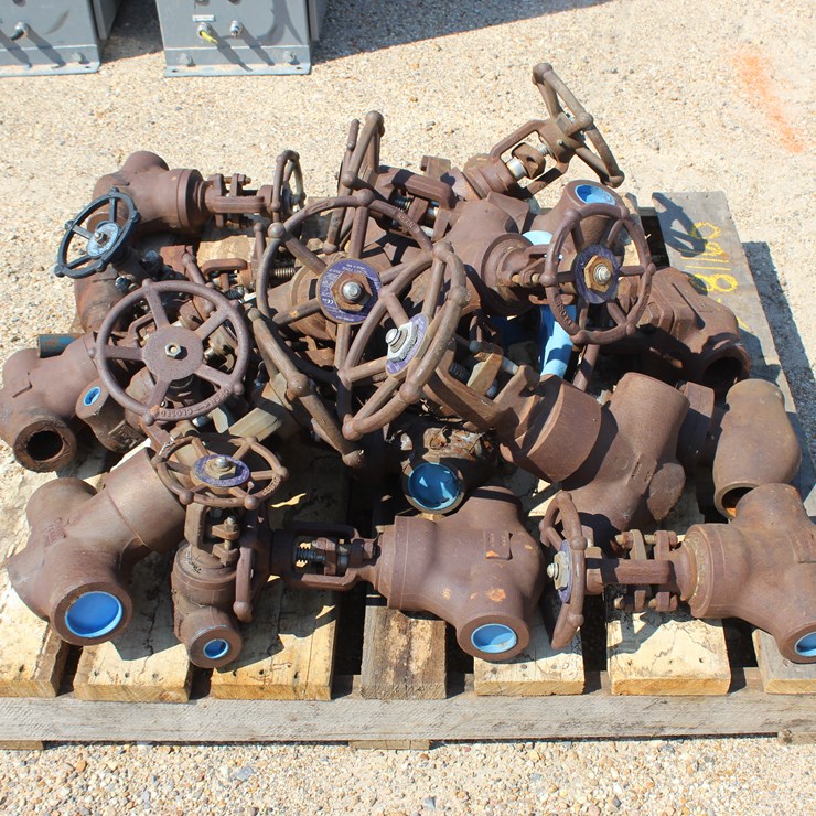 #81160 • LOT OF VALVES, HEAVY DUTY
