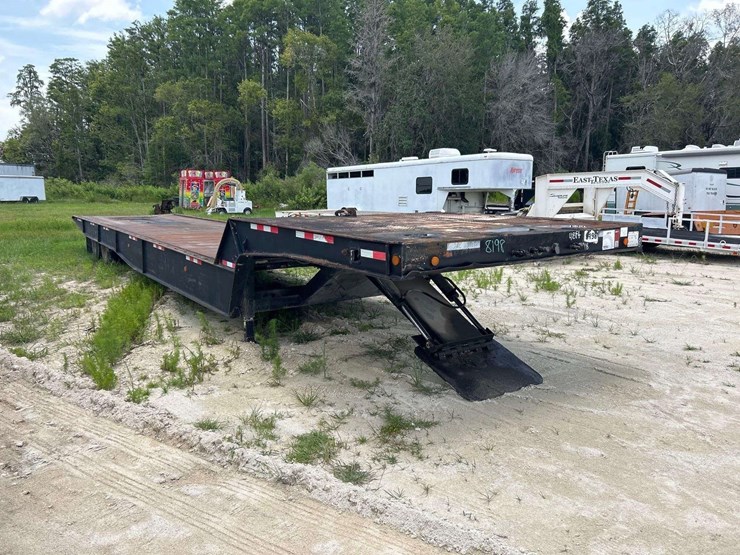 1987-landall-48ft-hydraulic-slide-axle-t/a-drop-deck-trailer-image-2