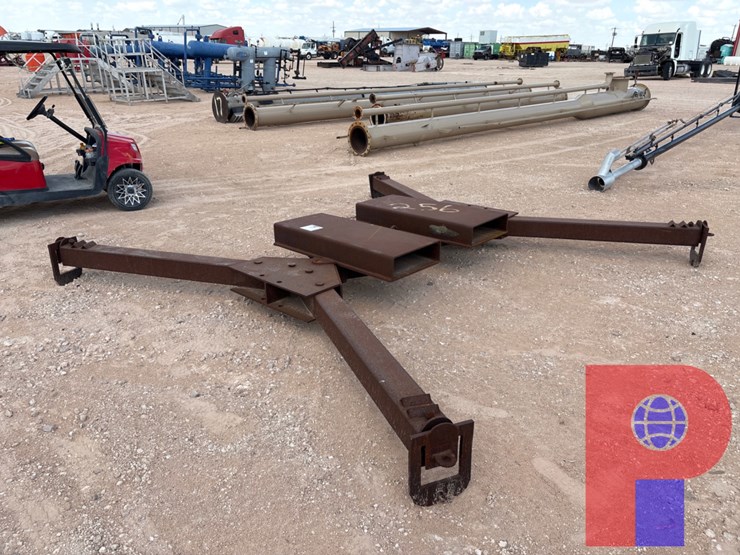 12’-x-12’-adjustable-heavy-duty-spreader-bar-lifter-w/-forklift-pockets-image-2