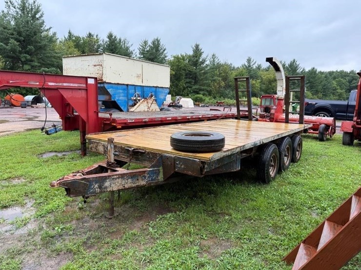 1974-homemade-94"x18'-tri-axle-trailer-with-ramps-image-1