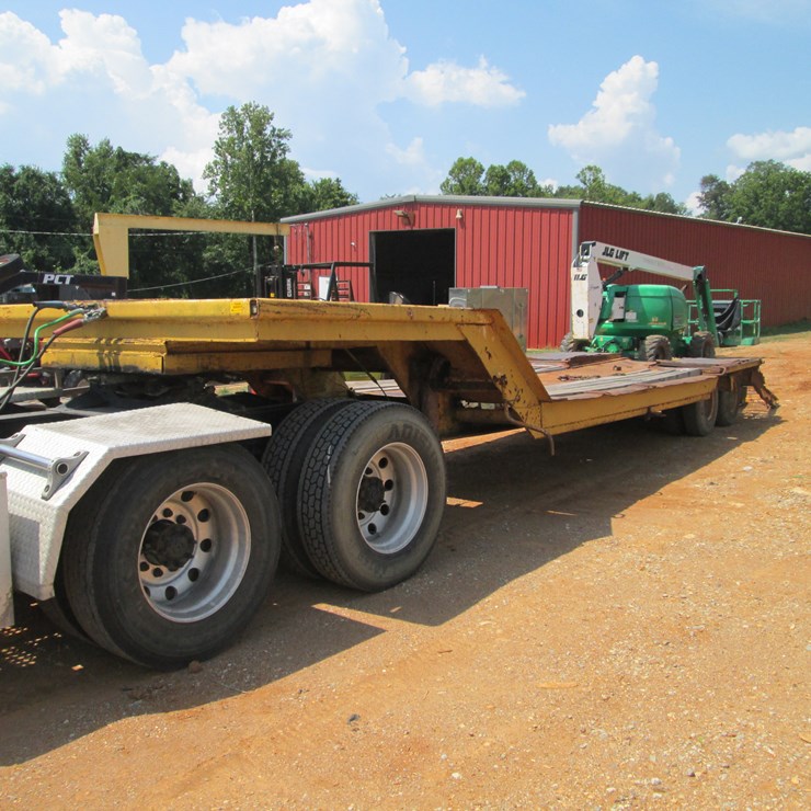 #30 • #26840 • Homemade ~21’ T/A Steel Step Deck Trailer