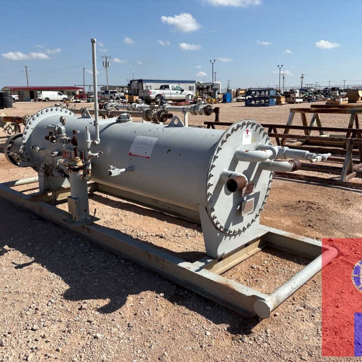 NATCO ED060002 3”X XH INDIRECT HEATER COIL MTD ON 15.5’ X 4’ SKID
