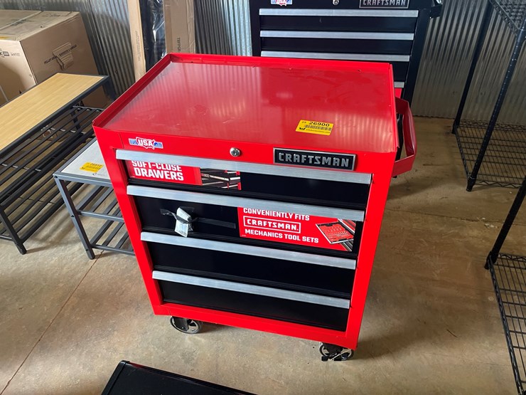 #69-•-#26900-•-unused-craftsman-5-drawer-rolling-toolbox-image-1