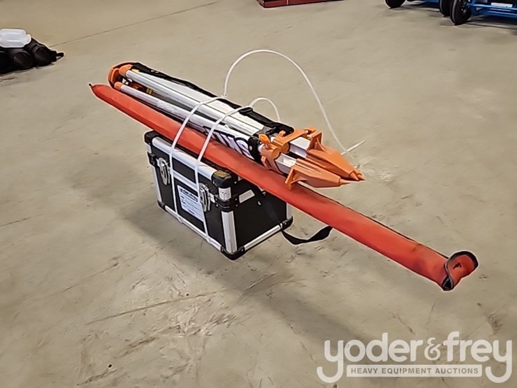 unused-sklp-laser-level,-self-levelling-rotary-laser-level-with-batteries,-receiver,-tripod,-grade-rod-image-1