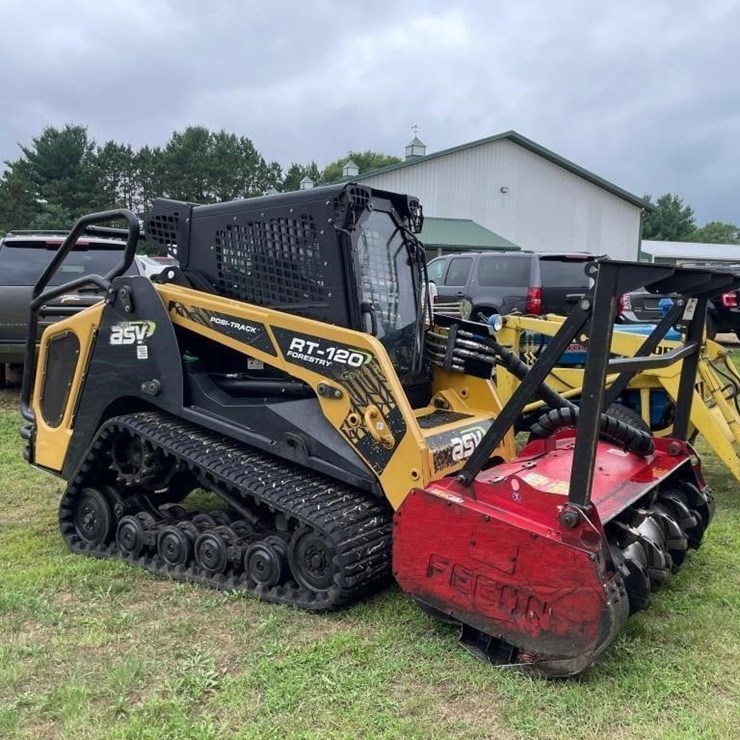 2018 ASV RT-120 Forestry Skidsteer