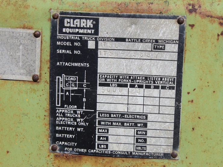 #22823-•-clark-5000,-rough-terrain-forklift-|-parts-or-repair-image-12