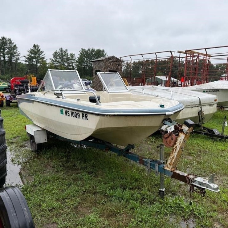 1972 Glastron V156 Boat with Trailer