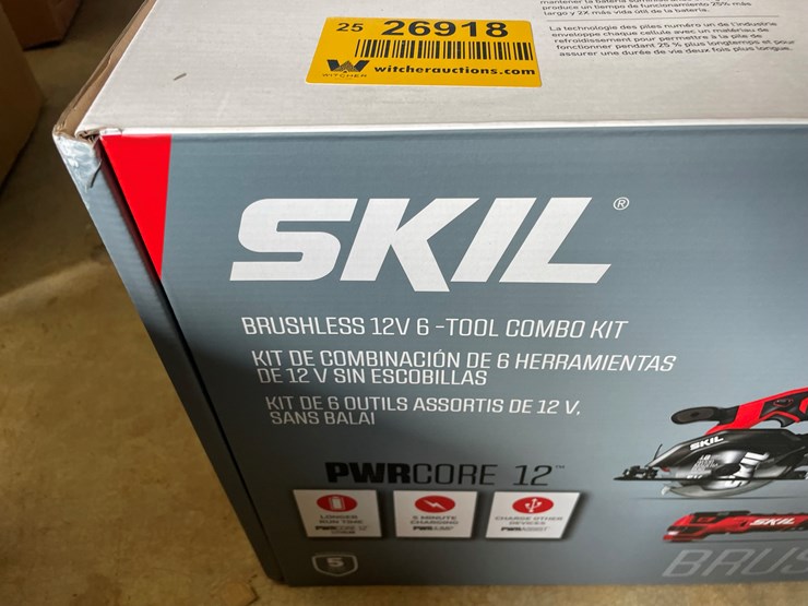 #76-•-#26918-•-unused-skil-12v-6-tool-combo-kit-image-2