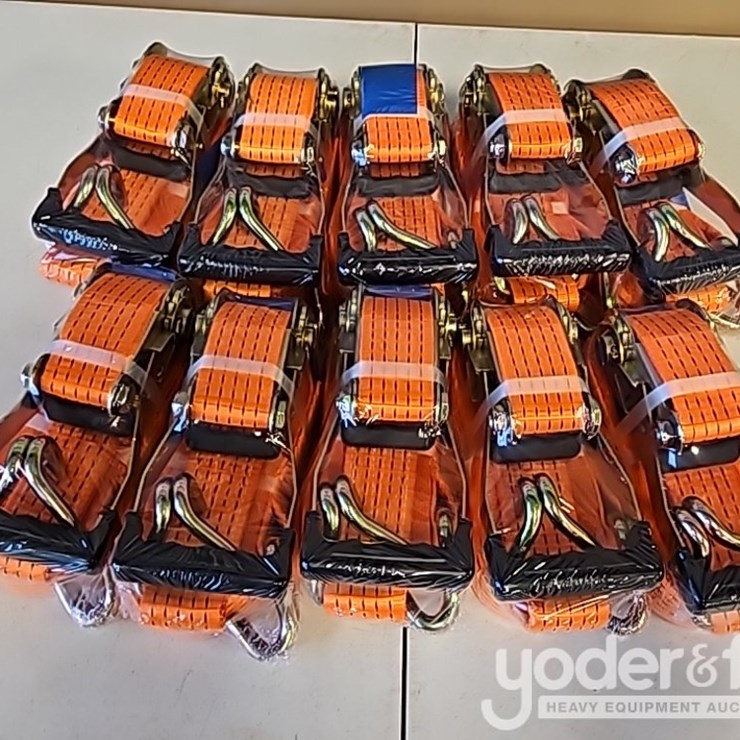 Unused SKLP Rachet Straps,c/w 2" Straps (10 of)