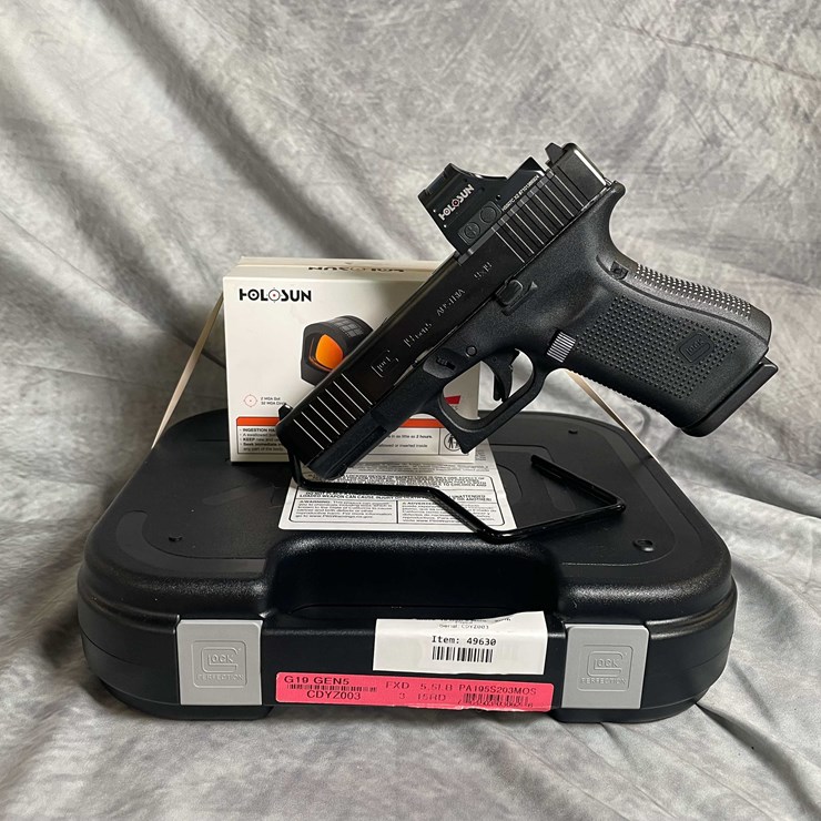 #4562 • Glock 19 Gen 5 9mm Luger Semi-Auto Pistol, SN: CDYZ003