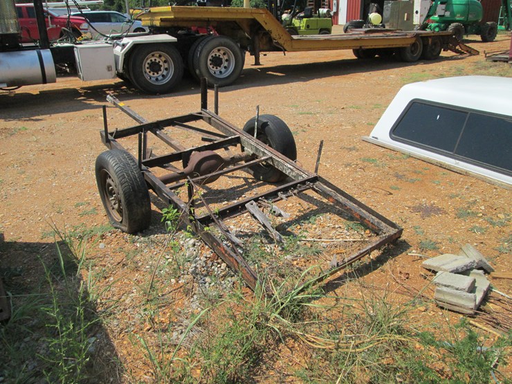 #34-•-#26841-•-homemade-90"-s/a-steel-trailer-frame-image-4