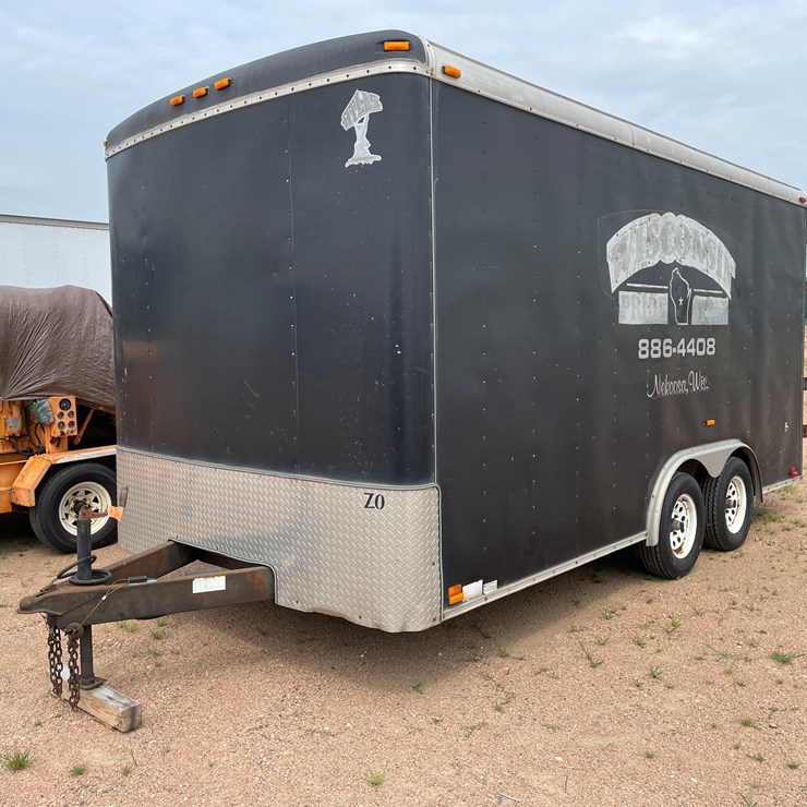 #4729 • 2006 16.5' Tandem-Axle Enclosed Trailer (Has WI Title)