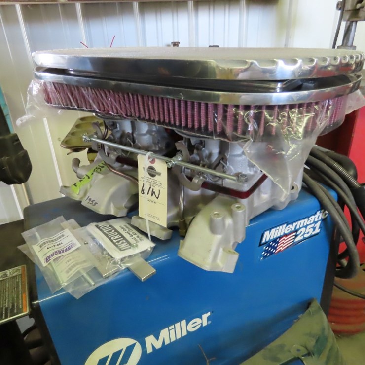 1955 Ford 2-4bbl Set Up